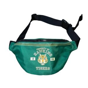 STRANGER THINGS LE 1986 HAWKINS TIGERS FANNY PACK BAG belt bag green/yellow